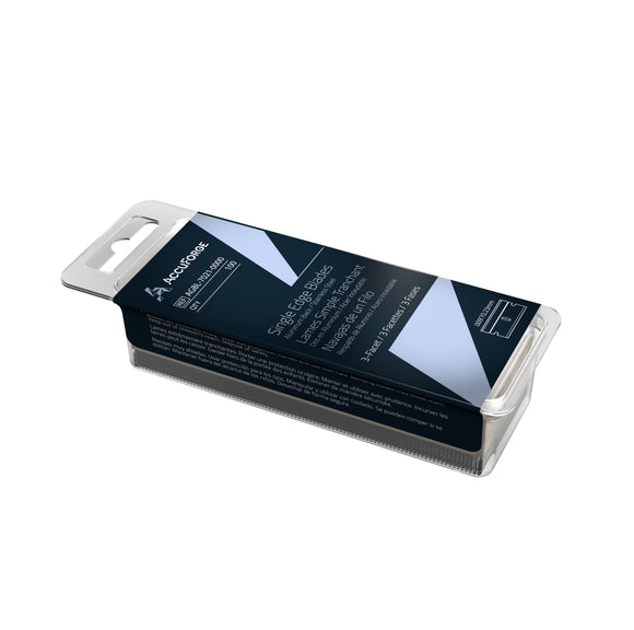 ST0557SS-A  1 inch Stainless Steel Razor Blades - 100pk