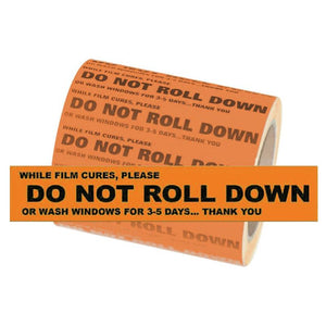 ST0480   Do Not Roll Down STickers