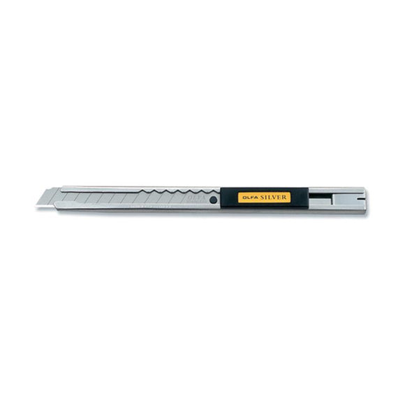 ST0501   OLFA Knife - STnl STl Handle - Silver Cutter