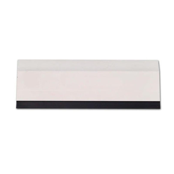 ST0639-6   Flat Hard Card w/Black Rubber Edge - 6in