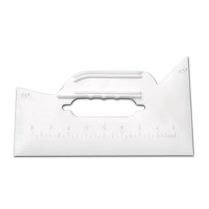 ST0676W   5-Way Tool & Trim Guide w/9in Ruler - White