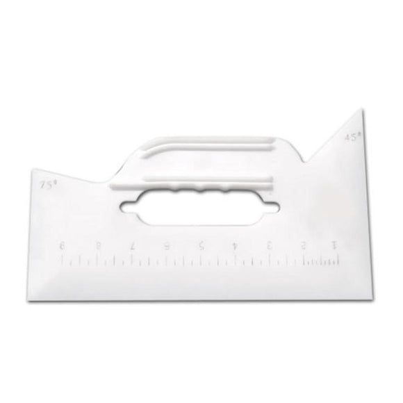 ST0676W   5-Way Tool & Trim Guide w/9in Ruler - White