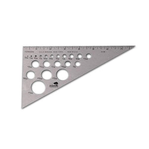 ST0680-8   Aluminum Trim Guide w/Circle Temp - 8in